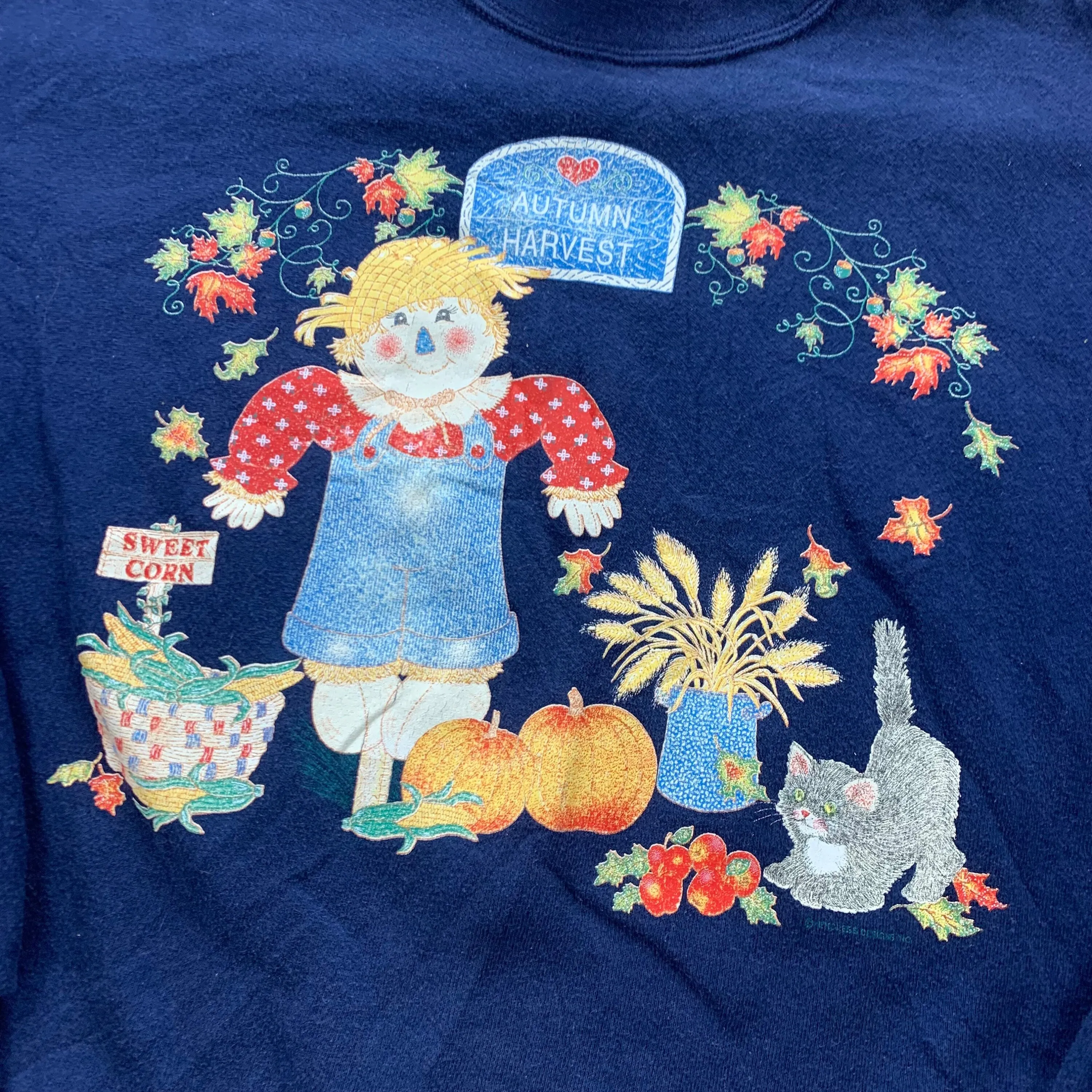 Vintage Autumn Harvest Thanksgiving Crewneck