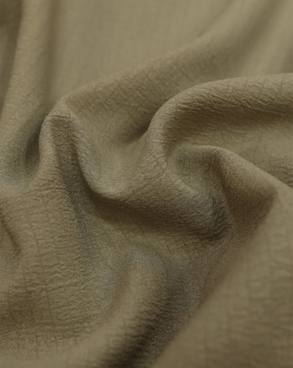 WARM SAND BUBBLE CREPE FABRIC