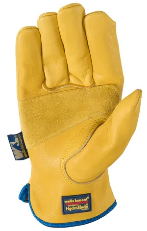 Wells Lamont 1168XX Work Gloves, Men's, 2XL, 11 to 11-1/2 in L, Keystone Thumb, Slip-On Cuff, Cowhide Leather :PR: QUANTITY: 1