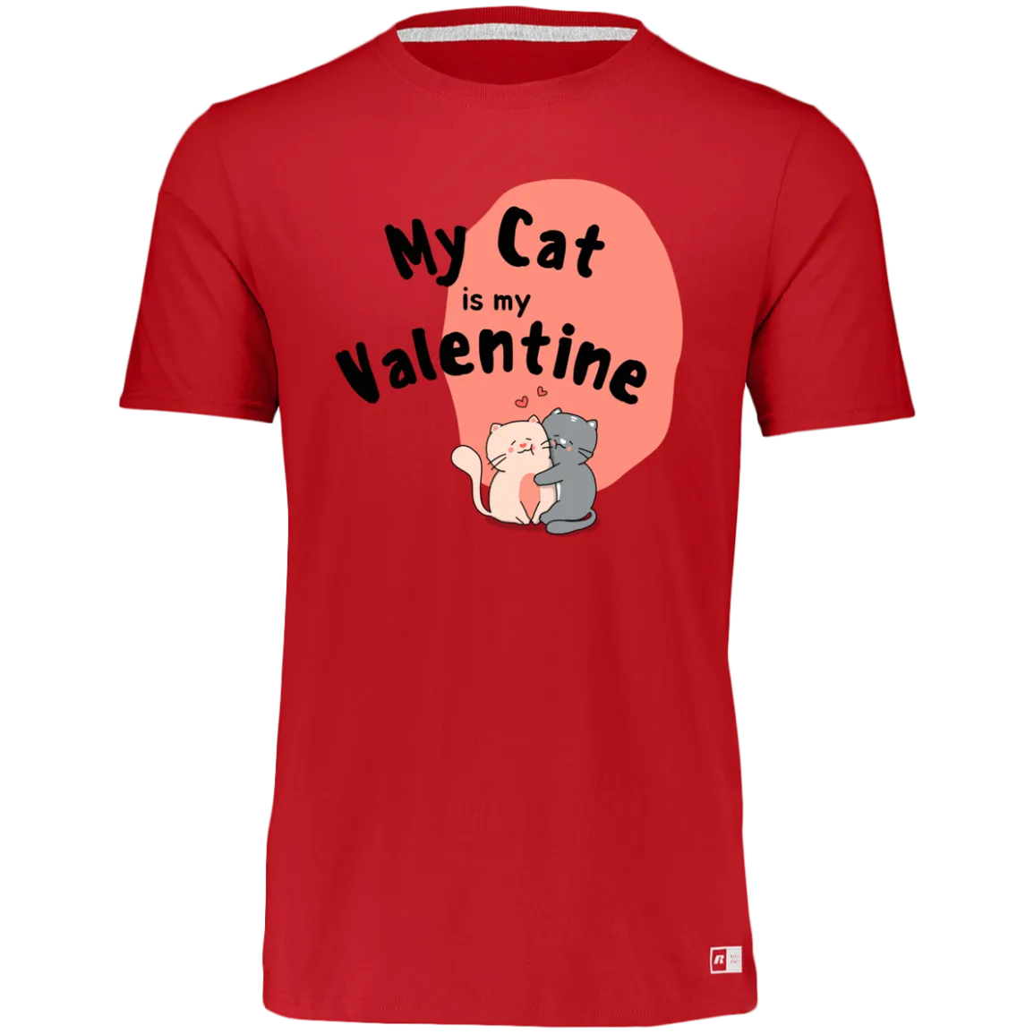 Women's Dri-Power Tee--My Cat is My Valentine