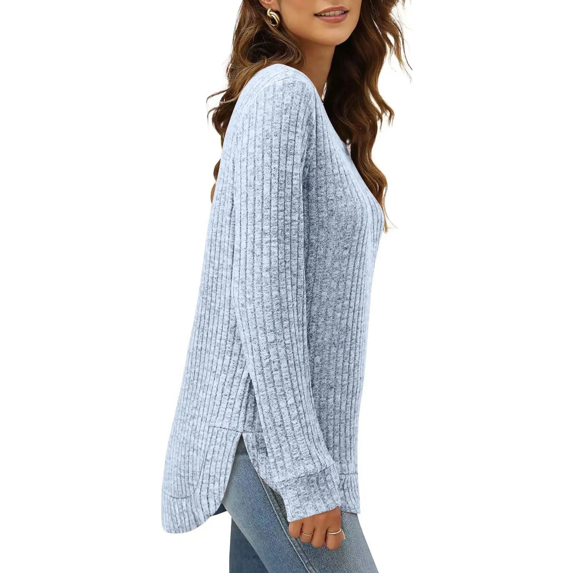 Women's Long Sleeve Sweaters - Lightweight Dressy Casual