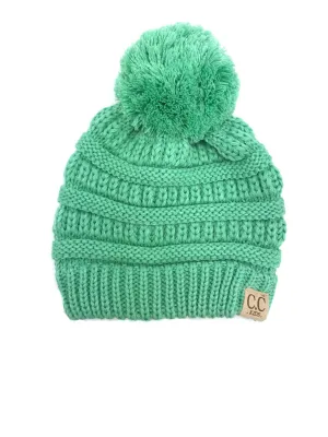 YJ-847 POM Sage Kid Beanie