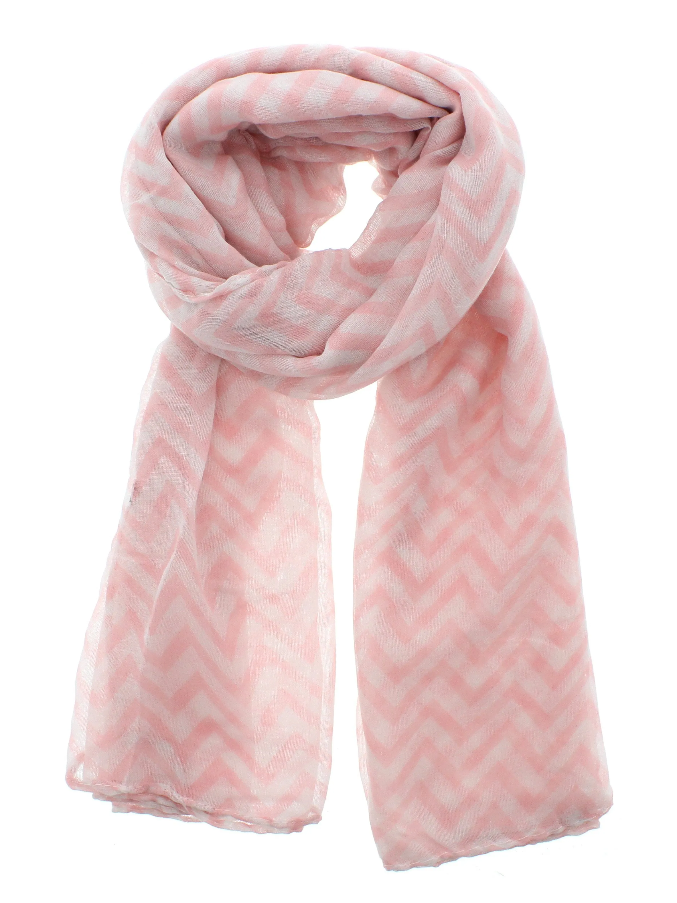 Zig Zag Print Scarf